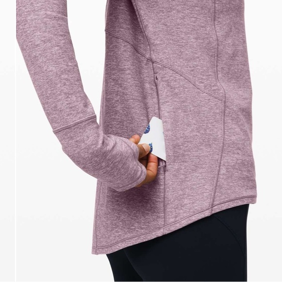 Lululemon Ready to Rulu Hoodie Heather Frosted Mulberry Medium - Picture 2 of 11